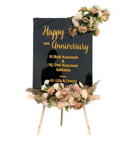 Papan Bunga Akrilik Blotongan