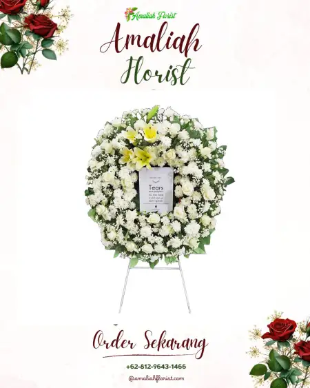 Krans Bunga Duka Blotongan